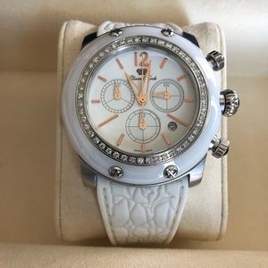 Authentic Preowned GlamRock White Fashion Watch